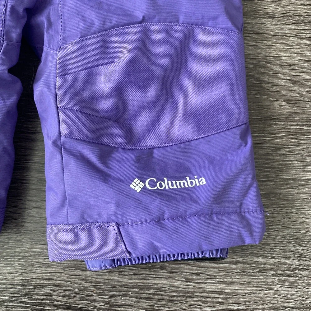 Columbia Insulated Winter Snow Bibs Size 6-12 Months‎ Purple